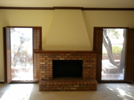 Living Room Fireplace Before